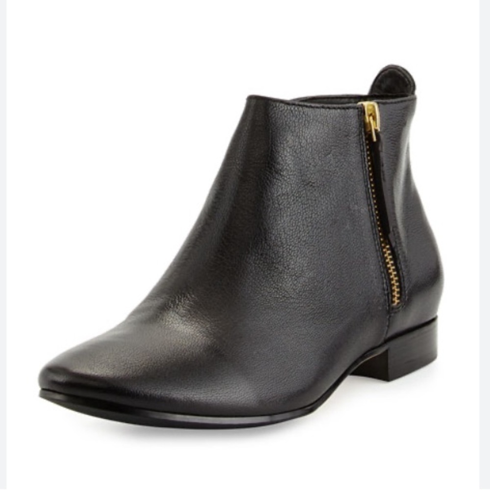 Cole Haan Belmont‎ leather booties black leather size 9